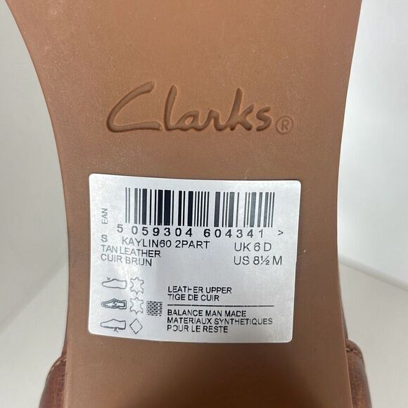 Clarks Kaylin Leather Sandals - Picture 8 of 9